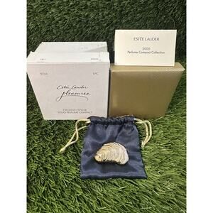 2005 Estee Lauder Limited Edition OPULENT OYSTER Solid Perfume Compact Boxes